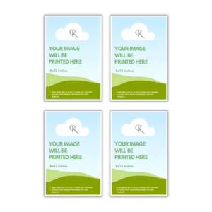 set of 4 custom photo poster prints – 12x8 inch personalized wall art | high resolution, 300 gsm card sheet, unframed & fade resistant picture prints