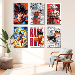 Goku poster | 12x18 inch Prints on 300 GSM cardstock | vibrant color with free glue dots