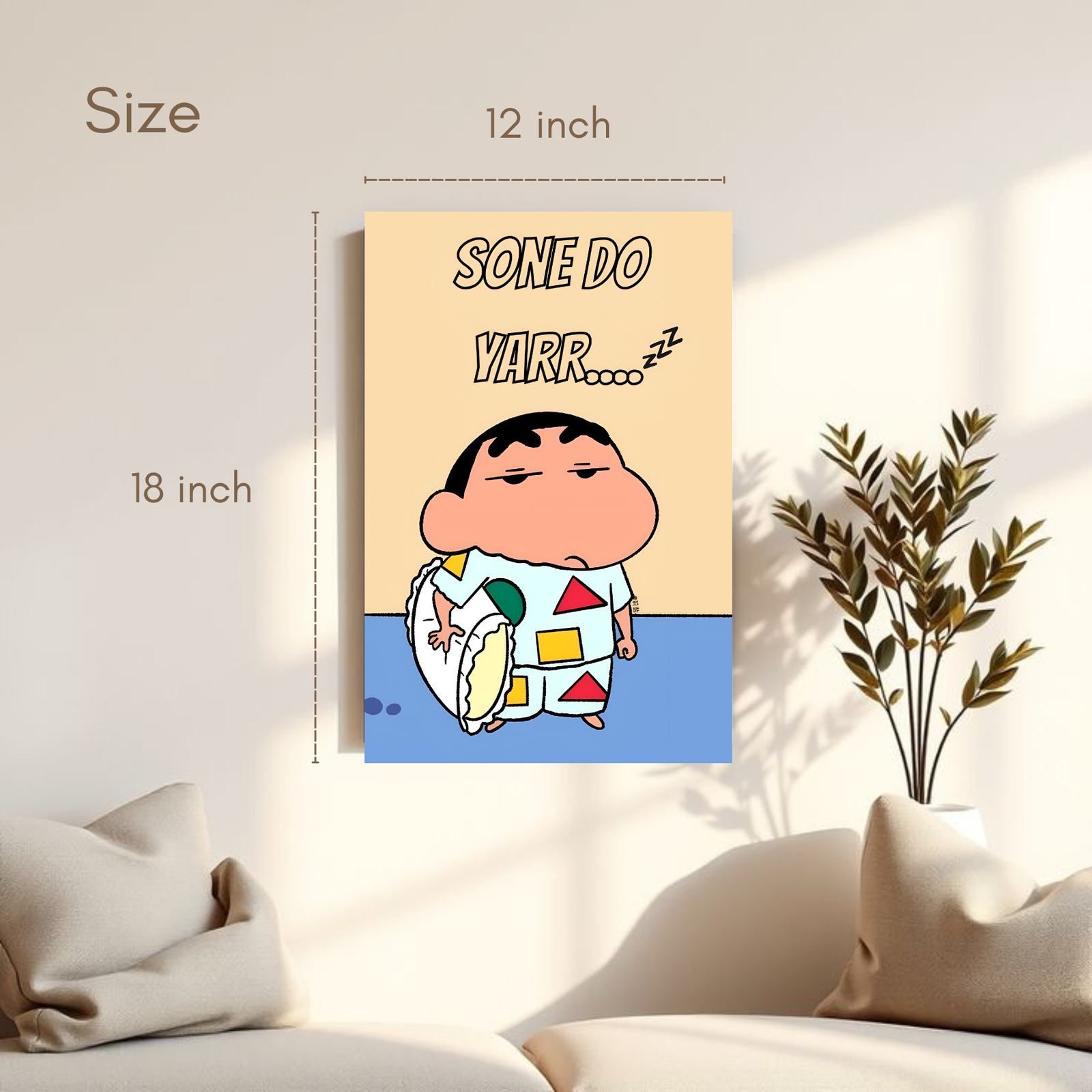 Shinchan Poster Set of 6 | 12x18 Inch Premium HD Wall Posters | Vibrant High-Quality Prints | Includes Free Glue Dots - Image 3