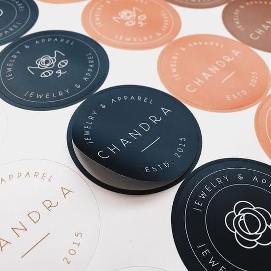 brand sticker